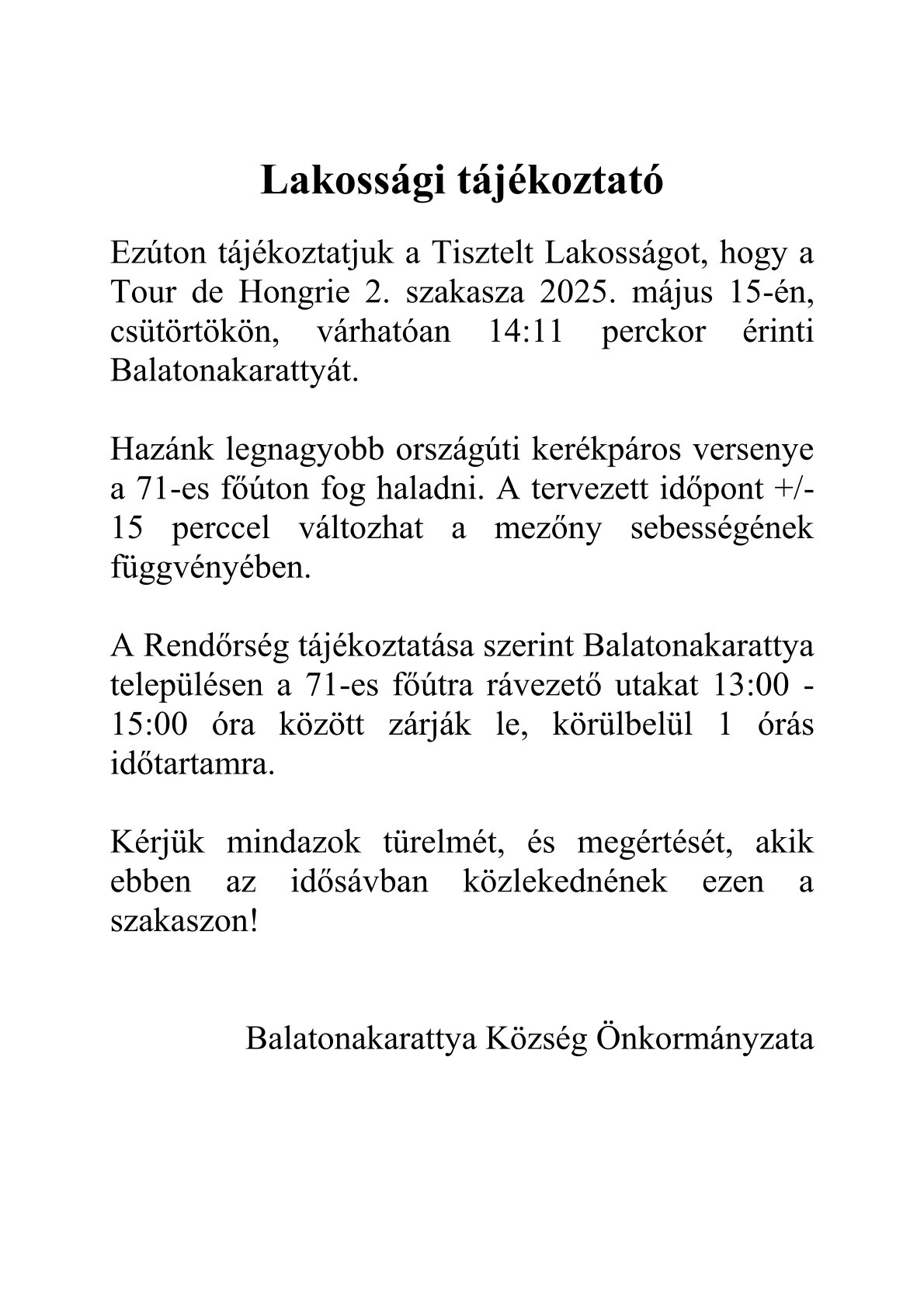 Tajekoztatotourdehongrie2025